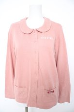 画像1: PINK HOUSE / ポケット&襟付きカットソーカーディガン M ピンク Y-26-09-20-020-LO-TO-SA-ZY (1)