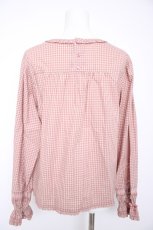 画像2: PINK HOUSE / フリル使いブラウス  ピンクチェック Y-26-09-20-026-LO-TO-SA-ZY (2)
