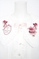 画像3: Amavel / Holiday Present Ribbon ブラウス  白×ピンク Y-26-09-22-044-CA-BL-SZ-ZY (3)