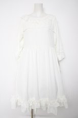 画像1: Princess Flower Garden / TT*KRSフリルOP M 白 Y-26-09-22-046-LO-TO-SZ-ZY (1)