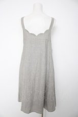 画像2: franche lippee black / うしろリボンワンピース M グレー Y-26-09-22-055-LO-OP-SZ-ZY (2)