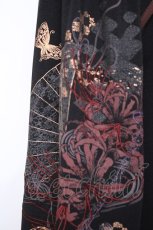画像4: Ozz oneste / 彼岸花刀刺繍チャイナトップス  黒 Y-26-09-22-075-OO-TO-SZ-ZY (4)