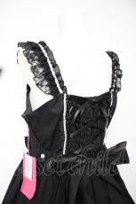 画像5: Angelic Pretty / Romantic Ribbonジャンパースカート  ブラック Y-26-09-22-086-AP-OP-SZ-ZY (5)