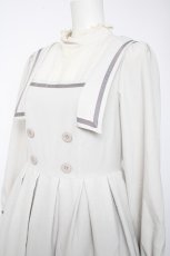 画像3: Melody BasKet / グレイスセーラーワンピース M グレー Y-26-09-22-101-LO-OP-SZ-ZS (3)