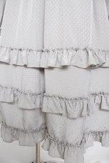 画像4: Melody BasKet / Shiny dot dress M グレー Y-26-09-22-102-LO-OP-SZ-ZY (4)
