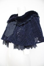 画像3: Hoshibako Works / 真夜中の囁き ケープ  ネイビー Y-26-09-24-060-LO-TO-SZ-ZY (3)