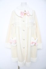 画像1: BABY,THE STARS SHINE BRIGHT / ドットリボンハートマーガレットコート  アイボリー Y-26-09-24-063-BA-CO-HR-ZY (1)