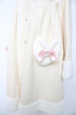 画像4: BABY,THE STARS SHINE BRIGHT / ドットリボンハートマーガレットコート  アイボリー Y-26-09-24-063-BA-CO-HR-ZY (4)