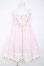 画像1: BABY,THE STARS SHINE BRIGHT / Ronron Mimine Mielジャンパースカート  ピンク Y-26-09-24-070-BA-OP-SZ-ZY (1)