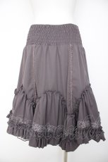 画像4: Ozz oneste / 天使ステンドグラスリバーシブルスカート  ラベンダー×グレー Y-26-09-24-074-OO-SK-SZ-ZY (4)