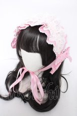 画像1: Angelic Pretty / Sweetフリルヘッドドレス  ピンク Y-26-09-24-012-AP-AC-SZ-ZY (1)