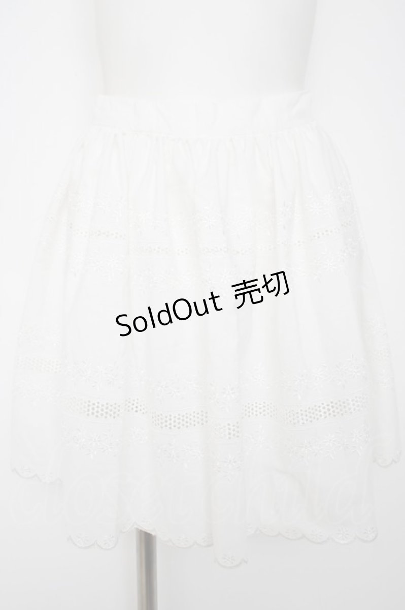 画像1: LOLITAその他 / 刺繍エプロン  白 Y-26-09-24-082-LO-ZA-SZ-ZY (1)