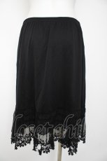 画像2: axes femme / 裾レースインナースカート M 黒 Y-26-09-24-091-AX-SK-SZ-ZY (2)