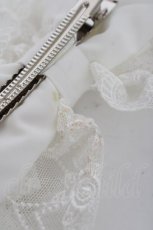 画像4: ATELIER PIERROT / Sweet Lace Ribbon Headband  白 Y-26-09-24-014-EL-AC-SZ-ZY (4)
