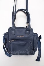 画像1: axes femme / リボン撥水ナイロンポシェット  紺 Y-26-09-24-018-AX-BG-SZ-ZY (1)