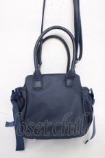画像2: axes femme / リボン撥水ナイロンポシェット  紺 Y-26-09-24-018-AX-BG-SZ-ZY (2)