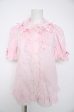 画像1: Angelic Pretty / スカラップホイップレースブラウス  ピンク Y-26-09-25-037-AP-BL-SZ-ZY (1)