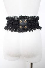 画像2: axes femme / レースコルセットベルト  黒 Y-26-09-25-008-AX-ZA-SZ-ZY (2)