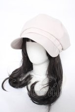 画像1: axes femme / プレート付きUVキャスケット  生成り Y-26-09-25-012-AX-AC-SZ-ZY (1)