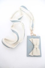 画像1: m petit by misako / サンリオキャラクターズコラボパスケース  サックス Y-26-09-25-003-LO-ZA-SZ-ZY (1)