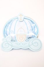 画像1: Disney×chiharu / シンデレラポーチ  サックス Y-26-09-25-004-LO-BG-SZ-ZY (1)