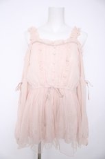 画像1: LIZ LISA / カットワークレーストップス 0 ピンク Y-26-09-25-031-LO-TO-SZ-ZY (1)