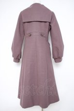 画像2: axes femme / セーラー襟クラシカルコート F パープル Y-26-09-26-031-AX-CO-SZ-ZY (2)