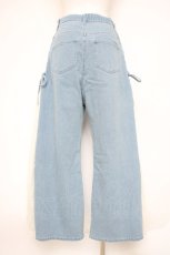 画像2: axes femme / サイドレース×リボンパンツ F ブリーチ Y-26-09-26-035-AX-PA-SZ-ZY (2)