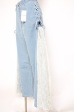 画像3: axes femme / サイドレース×リボンパンツ F ブリーチ Y-26-09-26-035-AX-PA-SZ-ZY (3)