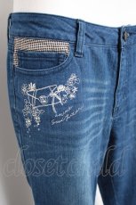 画像3: axes femme / レター刺繍デニムパンツ M インディゴ Y-26-09-26-039-AX-PA-SZ-ZY (3)