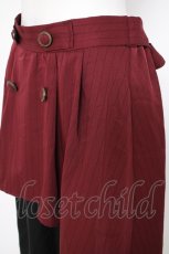 画像3: axes femme POETIQUE / ダブルボタンデザインスカート M ワイン Y-26-09-26-049-AX-TO-SZ-ZY (3)