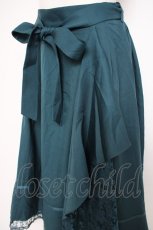 画像3: axes femme / ラッフルフリルスカート F Bグリーン Y-26-09-26-053-AX-SK-SZ-ZY (3)