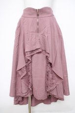 画像1: axes femme / ジップ付イレヘムスカート F ピンク Y-26-09-26-063-AX-SK-SZ-ZY (1)