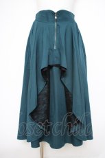 画像1: axes femme / フロントジップイレヘムスカート F グリーン Y-26-09-26-064-AX-TO-SZ-ZY (1)