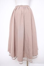 画像2: axes femme / フロントジップイレヘムスカート F ベージュ Y-26-09-26-065-AX-TO-SZ-ZY (2)
