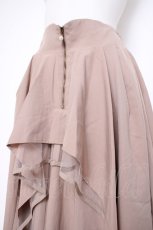 画像3: axes femme / フロントジップイレヘムスカート F ベージュ Y-26-09-26-065-AX-TO-SZ-ZY (3)