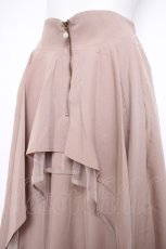 画像3: axes femme / フロントジップイレヘムスカート F ベージュ Y-26-09-26-066-AX-TO-SZ-ZY (3)