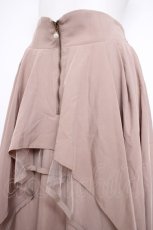 画像3: axes femme / フロントジップイレヘムスカート F ベージュ Y-26-09-26-067-AX-TO-SZ-ZY (3)