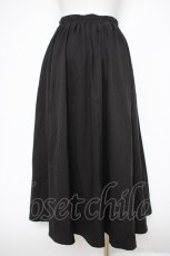 画像2: axes femme / フロントジップイレヘムスカート F 黒 Y-26-09-26-068-AX-TO-SZ-ZY (2)