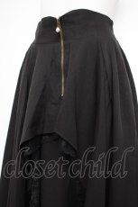 画像3: axes femme / フロントジップイレヘムスカート F 黒 Y-26-09-26-068-AX-TO-SZ-ZY (3)