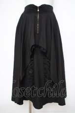 画像1: axes femme / ジップフリルスカート F 黒 Y-26-09-26-069-AX-SK-SZ-ZY (1)