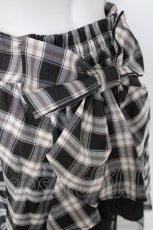 画像3: axes femme POETIQUE / リボン付きバックフリルスカート M 黒 Y-26-09-26-071-AX-SK-SZ-ZY (3)
