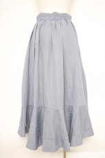画像2: axes femme POETIQUE / ラッフルフリルイレヘムスカート M サックス Y-26-09-26-073-AX-SK-SZ-ZY (2)