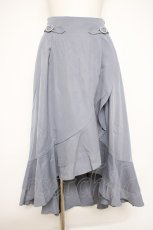 画像1: axes femme POETIQUE / ラッフルフリルイレヘムスカート M サックス Y-26-09-26-074-AX-SK-SZ-ZY (1)