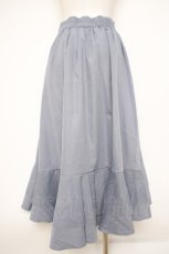 画像2: axes femme POETIQUE / ラッフルフリルイレヘムスカート M サックス Y-26-09-26-074-AX-SK-SZ-ZY (2)