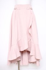 画像1: axes femme POETIQUE / ラッフルフリルイレヘムスカート M ピンク Y-26-09-26-076-AX-SK-SZ-ZY (1)