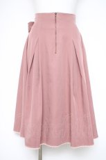 画像1: axes femme POETIQUE / バックリボンフレアスカート M ピンク Y-26-09-26-081-AX-SK-SZ-ZY (1)