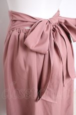画像3: axes femme POETIQUE / バックリボンフレアスカート M ピンク Y-26-09-26-081-AX-SK-SZ-ZY (3)