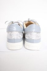 画像3: axes femme / ダブルリボンレーススニーカー L サックス Y-26-09-26-008-AX-SH-SZ-ZY (3)