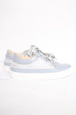 画像4: axes femme / ダブルリボンレーススニーカー L サックス Y-26-09-26-008-AX-SH-SZ-ZY (4)